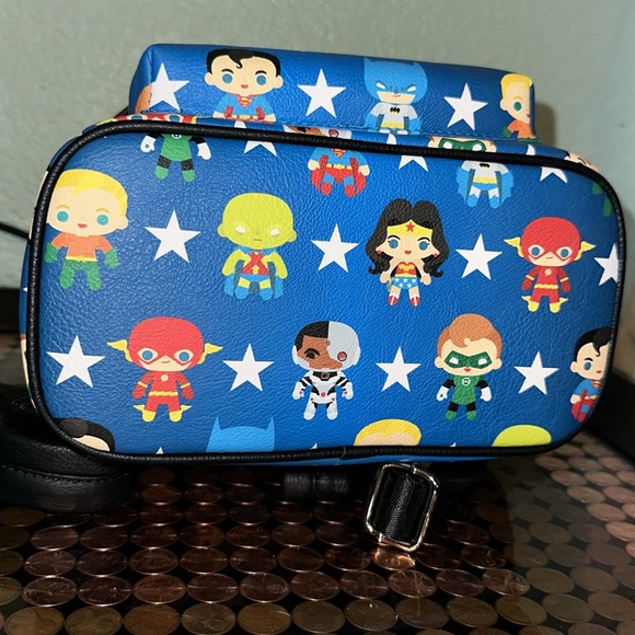 Loungefly DC Comics Justice League Chibi Print Brand New with Tags main image 6